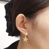 Wholesale Women's S925 Sterling Silver Natural Freshwater Pearl Oblate Earrings