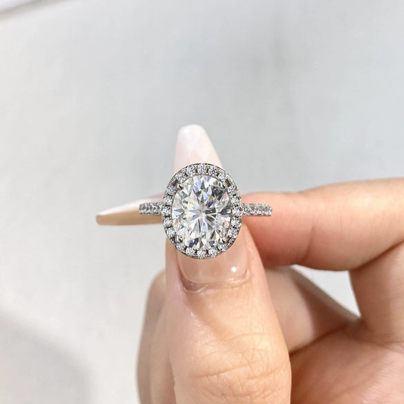 Wholesale Women's S925 Sterling Silver Open Set Ring With Geometric Design And Electroplating
