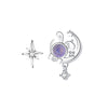 Wholesale Women's S925 Sterling Silver Rabbit And Zodiac Inlaid Necklace With Cross Chain