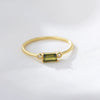 Wholesale Women's S925 Sterling Silver Retro Square Ring With Colored Gemstone Zircon And Geometric Design