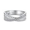 Wholesale Women's S925 Sterling Silver Ring And Bracelet With Mobius Geometric Design And Diamond Zircon Inlaid Light Luxury Style Electroplated