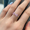 Wholesale Women's S925 Sterling Silver Ring Geometric Bow Heart Shaped With Zircon Electroplated