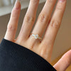 Wholesale Women's S925 Sterling Silver Ring Geometric Style Electroplating