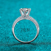Wholesale Women's S925 Sterling Silver Ring Pt950 Goldplated With The Crown Pattern And Electroplating Treatment