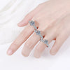 Wholesale Women's S925 Sterling Silver Ring Pt950 Goldplated With The Crown Pattern And Electroplating Treatment