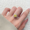 Wholesale Women's S925 Sterling Silver Ring With Fourleaf Clover Zircon Inlaid And Electroplating Process