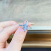 Wholesale Women's S925 Sterling Silver Ring With Geometric Style Rhombus Pattern Ice Flower Cut And High Carbon Diamond