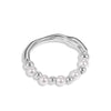 Wholesale Women's S925 Sterling Silver Ring With Pearls Animals Zodiac Ushape Simple Style