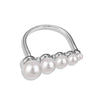 Wholesale Women's S925 Sterling Silver Ring With Pearls Animals Zodiac Ushape Simple Style