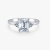 Wholesale Women's S925 Sterling Silver Ring With Zircon Geometric Style