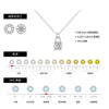 Wholesale Women's S925 Sterling Silver Romantic Couple Lock Necklace With Diamond Treatment And Light Luxury Style