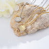 Wholesale Women's S925 Sterling Silver Shell Diamond Anklet For Girls