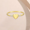 Wholesale Women's S925 Sterling Silver Simple Heartshaped Love Ring