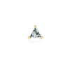 Wholesale Women's S925 Sterling Silver Simple Mini Earrings With Geometric Inlay And Seiko Treatment