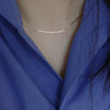 Wholesale Women's S925 Sterling Silver Snake Bone Chain 18K Gold Plated Animal Zodiac Pattern Polished Necklace