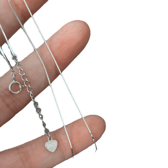 Wholesale Women's S925 Sterling Silver Snake Bone Chain 18K Gold Plated Animal Zodiac Pattern Polished Necklace
