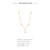 Wholesale Women's S925 Sterling Silver Stacked Star Gold Ball Hanging Pendant Clavicle Necklace With O Chain And Electroplating Design