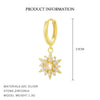 Wholesale Women's S925 Sterling Silver Star Shape Light Luxury Earrings With Zirconia Design