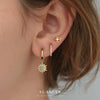 Wholesale Women's S925 Sterling Silver Star Shape Light Luxury Earrings With Zirconia Design
