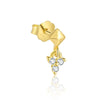 Wholesale Women's S925 Sterling Silver Star Shape Zircon Earrings
