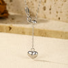 Wholesale Women's S925 Sterling Silver Sweet Heart Pendant Clavicle Chain Yshaped Necklace With Electroplating