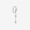 Wholesale Women's S925 Sterling Silver Tassel Pendant Earrings Geometric Style Electroplated