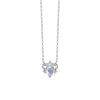 Wholesale Women's S925 Sterling Silver Twelve Constellation Inlaid Zircon Pendant Necklace Cross Chain Light Luxury Style