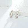Wholesale Women's S925 Sterling Silver Ushape Inlaid Zircon Earrings