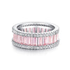 Wholesale Women's S925 Sterling Silver Volleyball Ring With Zircon And Geometric Design Electroplated