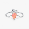 Wholesale Women's S925 Sterling Silver Water Drop Inlay Ring Original Design Fashion Simple