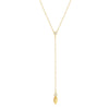 Wholesale Women's S925 Sterling Silver Water Drop Ochain Clavicle Necklace With Geometric Design And Electroplating Treatment