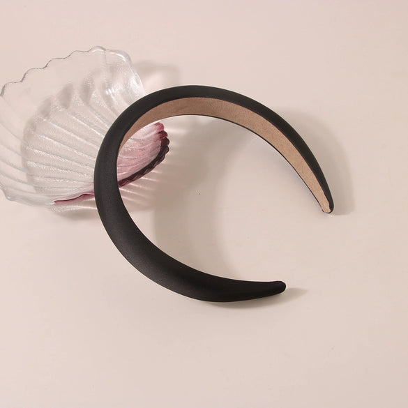Wholesale Women's Satin Handmade Spring And Summer Candycolored Headband Hair Accessories
