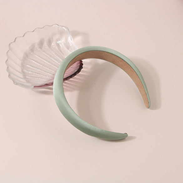 Wholesale Women's Satin Handmade Spring And Summer Candycolored Headband Hair Accessories