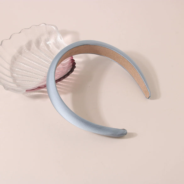 Wholesale Women's Satin Handmade Spring And Summer Candycolored Headband Hair Accessories
