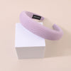 Wholesale Women's Satin Handmade Spring And Summer Candycolored Headband Hair Accessories