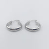 Wholesale Women's Semiround Titanium Steel Geometric Personality Earrings With Polished And Electroplated Finish