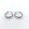 Wholesale Women's Semiround Titanium Steel Geometric Personality Earrings With Polished And Electroplated Finish