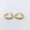 Wholesale Women's Semiround Titanium Steel Geometric Personality Earrings With Polished And Electroplated Finish