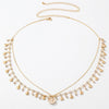 Wholesale Women's Shell Pearl Versatile Body Chain Zinc Alloy Lobster Clasp