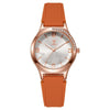 Wholesale Women's Silicone Alloy Watch With Round Dial And Pin Buckle Leisure Style
