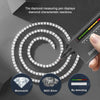Wholesale Women's 925 Silver Clavicle Chain With Moissanite Inlay Geometric Style Long Star River Necklace