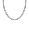 Wholesale Women's 925 Silver Clavicle Chain With Moissanite Inlay Geometric Style Long Star River Necklace