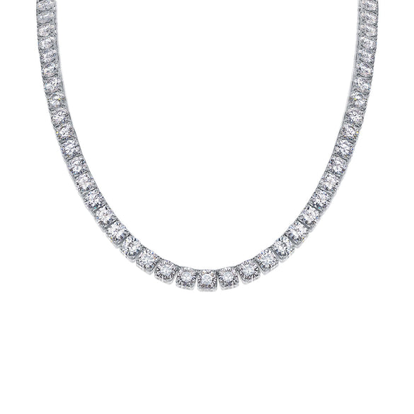 Wholesale Women's 925 Silver Clavicle Chain With Moissanite Inlay Geometric Style Long Star River Necklace