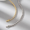 Wholesale Women's Silver Dropshaped Geometric Zircon Tennis Bracelet With Electroplating
