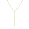 Wholesale Women's Silver 925 Geometric Diamond Tassel Cross Chain Necklace