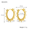 Wholesale Women's 925 Silver Geometric Earrings With Electroplating