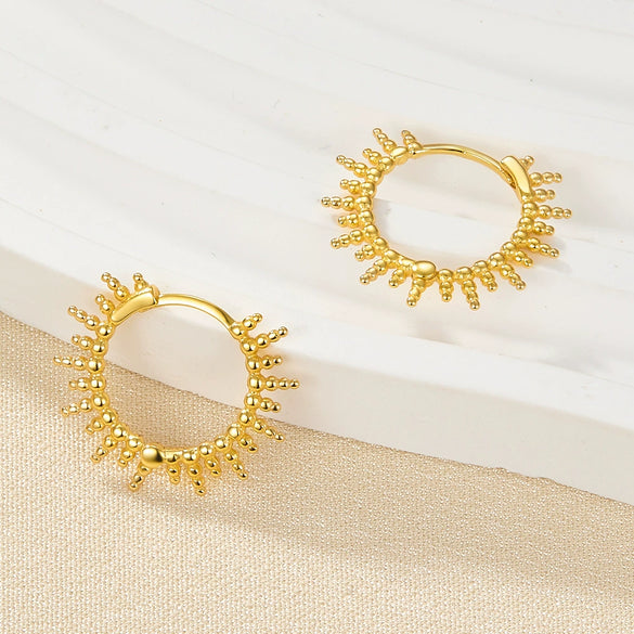 Wholesale Women's 925 Silver Geometric Earrings With Electroplating