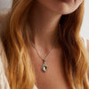 Wholesale Women's Silver Geometric Electroplated Simple Light Luxury Necklace