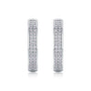 Wholesale Women's 925 Silver Geometric Firefly Light Earrings Set With Diamonds