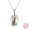 Wholesale Women's Silver Geometric Light Luxury Necklace With Electroplating Treatment
